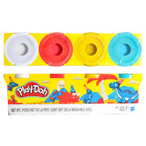 PLASTILINA BOTE 112 GR GRANDE 4 PZ PLAY-DOH MNK
