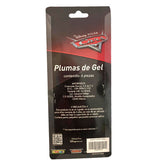 PLUMA GEL 6 PZ CARS PASCUA MNK