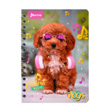 CUADERNO FRANCES DOBLE ARGOLLA DOGS 100 HJ RAYA NORMA MNK