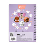 CUADERNO FRANCES DOBLE ARGOLLA DOGS 100 HJ RAYA NORMA MNK