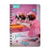 CUADERNO FRANCES DOBLE ARGOLLA DOGS 100 HJ RAYA NORMA MNK