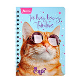 CUADERNO FRANCES DOBLE ARGOLLA DOGS 100 HJ RAYA NORMA MNK
