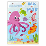LIBRO ILUMINAR ACTIVIDADES BAJO EL MAR 4 SEASONS MNK