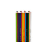COLORES MADERA LARGOS 12 PZ NORMA MNK