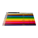 COLORES MADERA TRIANGULAR LARGOS 12 PZ NORMA MNK