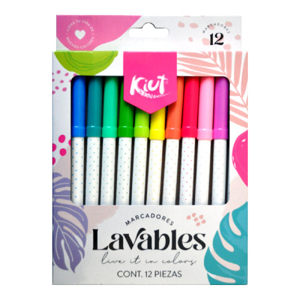 MARCADOR LAVABLES KIUT 12 PZ NORMA MNK