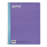 CUADERNO PROFESIONAL WOW UNICOLOR 100 HJ C7 NORMA MNK