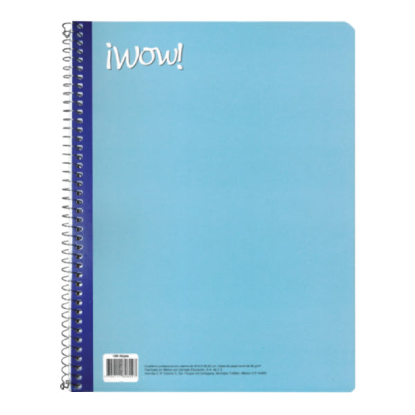 CUADERNO PROFESIONAL WOW UNICOLOR 100 HJ C7 NORMA MNK