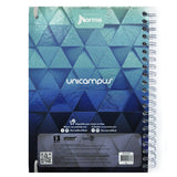 CUADERNO PROFESIONAL DOBLE ARGOLLA UNICAMPUS METALICO 160 HJ RAYA NORMA MNK