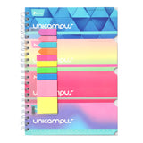 CUADERNO PROFESIONAL DOBLE ARGOLLA UNICAMPUS METALICO 120 HJ RAYA NORMA MNK