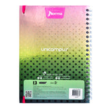 CUADERNO PROFESIONAL DOBLE ARGOLLA UNICAMPUS METALICO 120 HJ RAYA NORMA MNK
