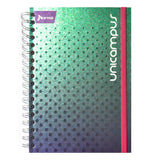 CUADERNO DOBLE ARGOLLA DURA BOOK UNICAMPUS METALICO 160 HJ RAYA  NORMA MNK