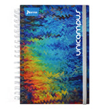 CUADERNO DOBLE ARGOLLA DURA BOOK UNICAMPUS METALICO 160 HJ C7  NORMA MNK