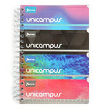 CUADERNO DOBLE ARGOLLA DURA BOOK UNICAMPUS METALICO 160 HJ C7  NORMA MNK