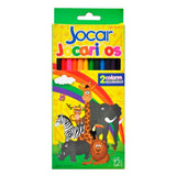 COLORES MADERA JOCARITOS LARGOS TRIANGULAR 12 PZ 4 MM JOCAR MNK