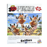 ROMPECABEZAS 50 PZ LENTICULAR SELFIES DE ANIMALES 4 SEASONS