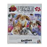 ROMPECABEZAS 50 PZ LENTICULAR SELFIES DE ANIMALES 4 SEASONS