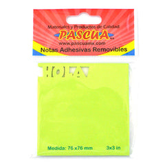 NOTAS ADHESIVAS FRASE HOLA PASCUA