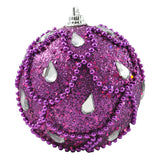 ESFERA 100 MM NAVIDAD HT-A07815 MORADO BRIDGECO