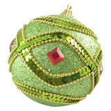 ESFERA 80 MM NAVIDAD HT-A60323 VERDE MANZANA BRIDGECO