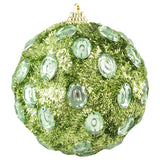 ESFERA 100 MM NAVIDAD HT-A08976 VERDE MANZANA BRIDGECO