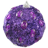 ESFERA 100 MM NAVIDAD HT-A08976 MORADO BRIDGECO