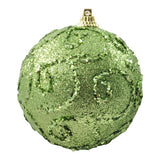 ESFERA 80 MM NAVIDAD HT-A01941 VERDE MANZANA BRIDGECO