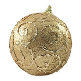 ESFERA 80 MM NAVIDAD HT-A01941 DORADO BRIDGECO