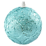 ESFERA 100 MM NAVIDAD HT-A01941 TURQUESA BRIDGECO