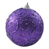 ESFERA 100 MM NAVIDAD HT-A01941 MORADO BRIDGECO