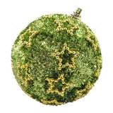ESFERA 80 MM NAVIDAD HT-A09271 VERDE MANZANA BRIDGECO