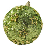 ESFERA 100 MM NAVIDAD HT-A09271 VERDE MANZANA BRIDGECO