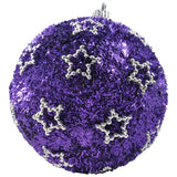 ESFERA 100 MM NAVIDAD HT-A09271 MORADO BRIDGECO