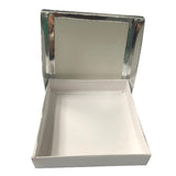 CAJA JOYERA PLATA 7.7 X 7 X 1.6 CREATIVOS
