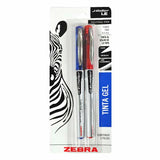 PLUMA J ROLLER GEL 0.5 MM AZUL-ROJO 2 PZ 8627-LE ZEBRA