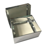 CAJA JOYERA PLATA 9.7 X 9.7 X 2.1 CREATIVOS