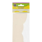 CENEFA DECORADA CREMA 12 PZ MNK