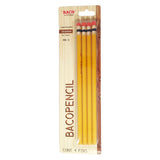 LAPIZ #2 HB BACOPENCIL 4 PZ BACO MNK