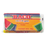 PLASTILINA BARRA B-180 180 GR NARANJA BACO MNK
