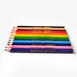 COLORES SIN MADERA TRIANGULAR JUMBO BACOIRIS LARGOS 12 PZ BACO MNK