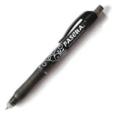 PLUMA RETRACTIL BORRABLE NEGRO PASCUA MNK