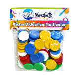 FICHAS POKER COLORES SURTIDOS 100 PZ NOVAC MNK