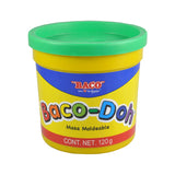 PLASTILINA BOTE 120 GR BACO-DOH VERDE CLARO BACO MNK