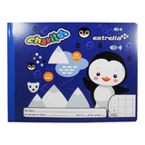 CUADERNO PREESCOLAR COSIDO 72 HJ ALEMAN C14 ESTRELLA MNK