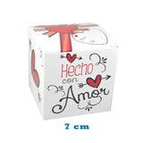 CAJA CUBO 6 PZS CJ601 SAN VALENTIN CREATIVOS