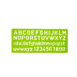 MOLDE DE LETRAS 4 PZ # 302 BAZIC
