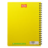 CUADERNO PROFESIONAL DOBLE ARGOLLA CLASICO 100 HJ DOBLE RAYA SCRIBE MNK