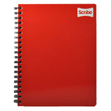 CUADERNO PROFESIONAL DOBLE ARGOLLA CLASICO 100 HJ DOBLE RAYA SCRIBE MNK