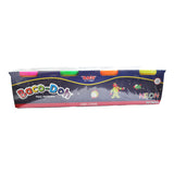 PLASTILINA BOTE 120 GR NEON BACO-DOH 4 PZ BACO