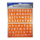 MOLDE DE LETRAS 2 PZ #305 BAZIC